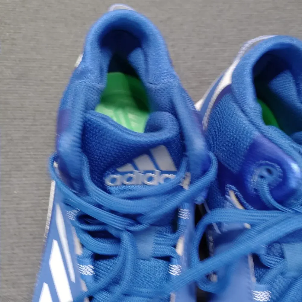 Adidas Icon 7 Mid Metal Baseball Cleats Mens 14 Blue White New No Box